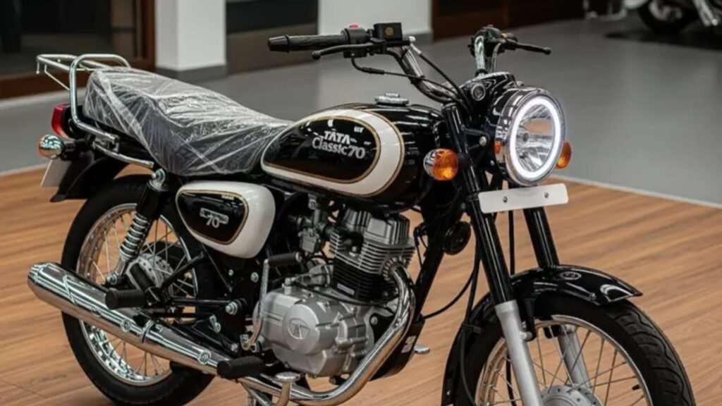 Tata Classic 70 Bike 2025 – Retro Design, 480KM Range & 150kmph Top Speed at Just ₹32,999!